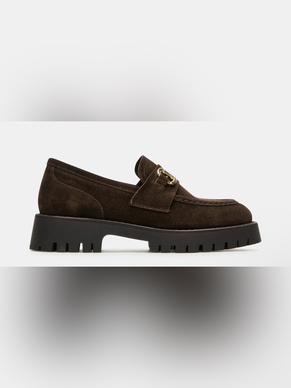 Steve Madden Lando Brown Suede Horsebit Loafers - Size 10
